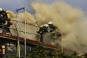 Dachstuhlbrand Koeln Poll Geislarerstr P110